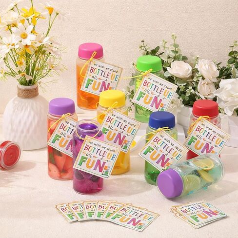 24 Set Water Bottles Bulk with Card 12 oz End of School Year Student Gifts from Teacher Summer Graduation Gifts Cards for Summer School Classroom Prizes Party Supplies in Saudi Arabia