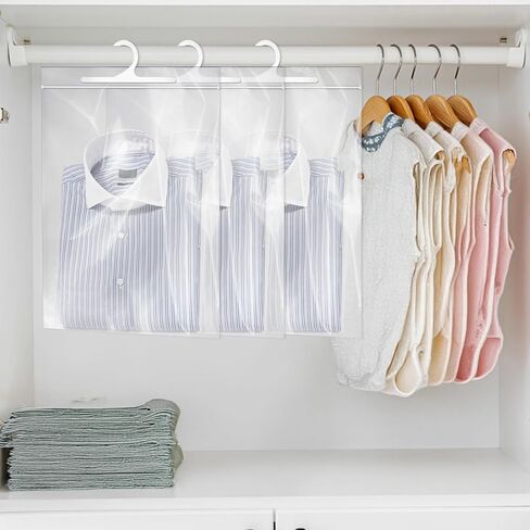 40 عبوة من أكياس التخزين المعلقة، وخطاف كبير مقاس 15 × 13 بوصة أكياس بلاستيكية شفافة لتخزين سماعات الرأس في الفصل الدراسي والمكتبة وتنظيم الصيدلة in Kuwait