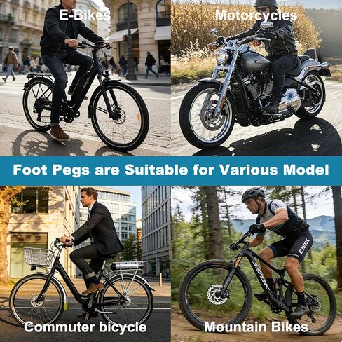 Bike Rear Pedals, Mini Folding Bicycle Foot Pegs, Rear Seat Footrest Pedals for Mountain Bike E-Bike in Saudi Arabia