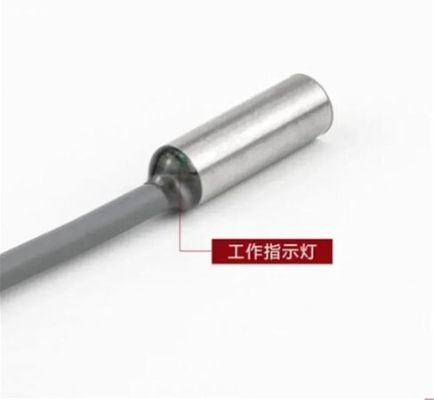1pcs Metal Induction M6.5 Short Proximity Switch Sensor 18mm Three Wire NPN Normally Open 24v Pnp Closed Detection 1mm(Distance1mm PNP Open) in Saudi Arabia