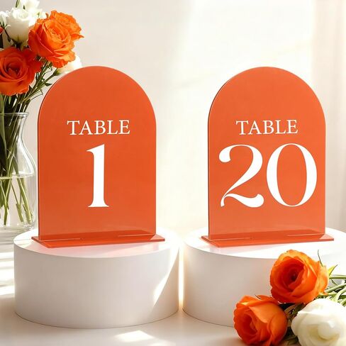 Blue Toile Themed Wedding Acrylic Table Number 1-20 with 20Pcs Stands, 5"x7" Blue Floral Place Card Centerpiece Decor Indoor Outdoor Wedding Bridal Shower Anniversary Party Reception in Saudi Arabia