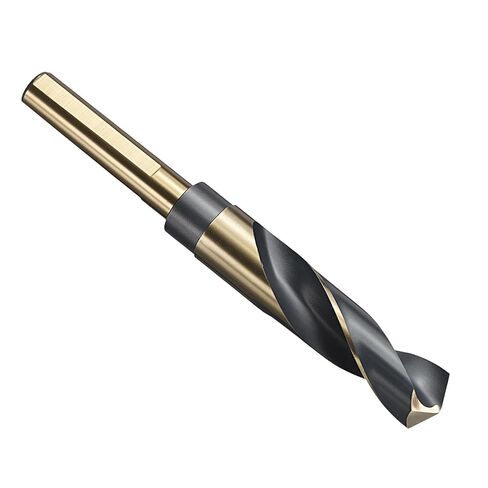 PATIKIL 15/16" Drill Bit, 1/2" Reduced Shank M2 High Speed Steel Drill Bit for Hard Metal Wood Steel Black and Gold in Saudi Arabia