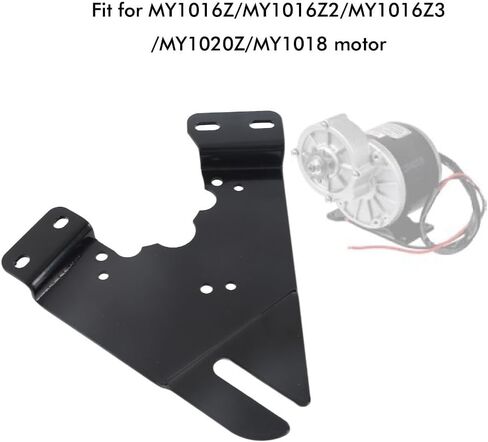 Electric Cycling Motor Mounting Plate Compatible with MY1016Z MY1016Z2 MY1016Z3 MY1020Z MY1018 Series,Lightweight Iron Bike Accessory(Black) in Saudi Arabia
