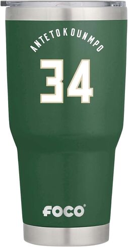FOCO NBA unisex-adult NBA Team Logo Player 30 oz Insulated Stainless Steel Travel Mug Tumbler in Saudi Arabia