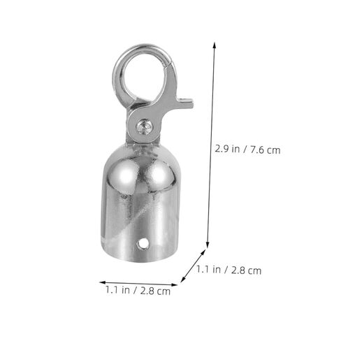 6Pcs Cord End Stoppers for Stanchions End Hooks with Caps for Events Hotels Theaters Easy Installation Practical Design in Saudi Arabia