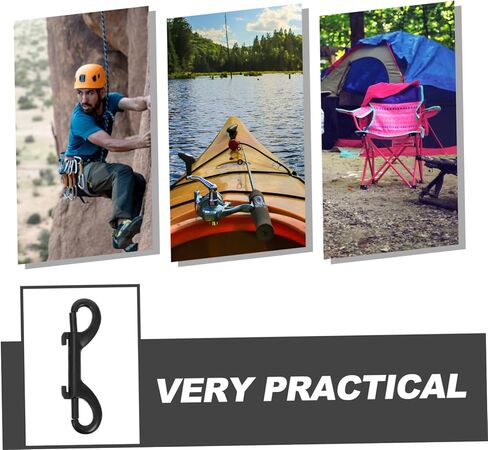 OSALADI 4Pcs Double Ended Bolt Snap Hooks Metal Trigger Clips for Ropes Chains Leashes Belts Versatile Fasteners for Diving Boating Keychains Animal Leads in Saudi Arabia