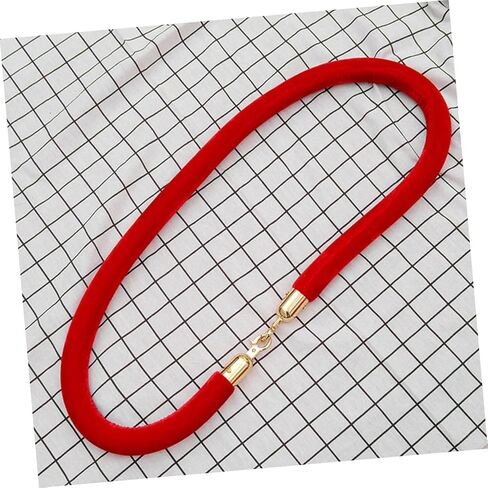 jojofuny 12Pcs Rope End Fastener Hooks for Stanchions Durable Guardrail End Caps with Snap Hook Lightweight Easy to Install for Hotels Shopping Malls and Events in Saudi Arabia