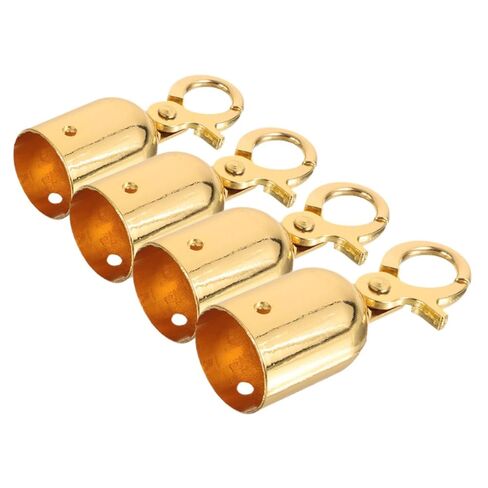 TEHAUX 4Pcs Durable Rope End Caps with Hooks for Barrier and Queue Divider High Strength Cord Ends for Reliable Safety and Attractive Setup in Saudi Arabia