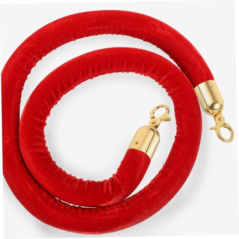 TEHAUX 4Pcs Durable Rope End Caps with Hooks for Barrier and Queue Divider High Strength Cord Ends for Reliable Safety and Attractive Setup in Saudi Arabia