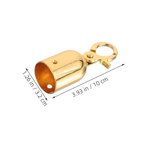 Uonlytech 4Pcs Cord Stopper End Caps with Hook for Queue Divider Elegant Design Quick Installation for Safety Barriers and Handrails Versatile Rope End Fittings in Saudi Arabia