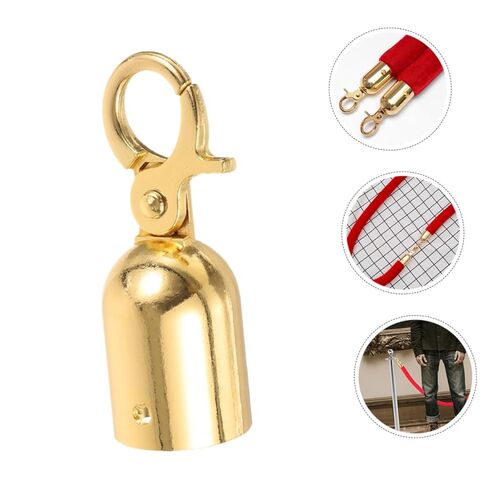 Uonlytech 4Pcs Cord Stopper End Caps with Hook for Queue Divider Elegant Design Quick Installation for Safety Barriers and Handrails Versatile Rope End Fittings in Saudi Arabia