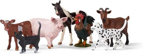 Schleich Farm World - 29 قطعة من تمثال الطبيب البيطري والشاحنة والبقرة مع مجموعة لعب الملحقات - ألعاب حيوانات المزرعة للأولاد والبنات - مجموعة لعب مستشفى الحيوانات البيطرية للأطفال الصغار والأطفال من سن 3 سنوات فما فوق | 42727 in Kuwait