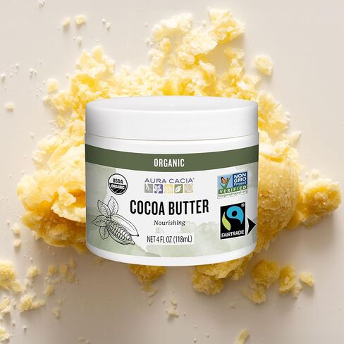 Aura Cacia Natural Cocoa Butter, 4 Ounce (113 g) in Saudi Arabia
