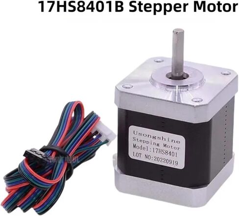 42mm 17HS8401B Stepper Motor 2-Phase 4-Wire Single Output Shaft Hybrid Low Noise Low Heat DIY Model in Saudi Arabia