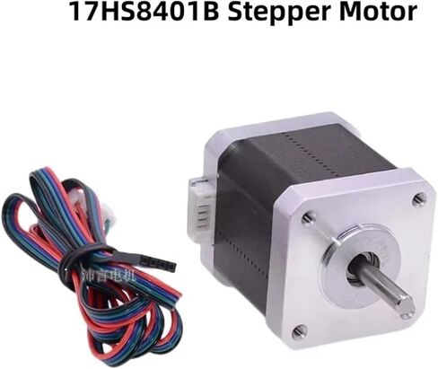 42mm 17HS8401B Stepper Motor 2-Phase 4-Wire Single Output Shaft Hybrid Low Noise Low Heat DIY Model in Saudi Arabia