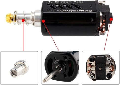 CHF-480VA-7019T رمح طويل 31000 دورة في الدقيقة المستعبدين Nd-Fe-B عالية السرعة موتور تيار مباشر ل M4AI jinming8 ندبة v2 قنبلة المياه مسدس لعبة in Saudi Arabia