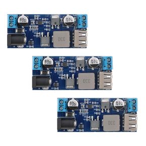 3pcs 24V/12V to 5V DC-DC Step Down Module 5A USB Power Converter for Arduino Raspberry Pi DIY Projects in Saudi Arabia