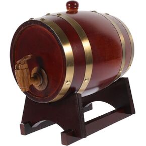 مجموعة واحدة من صنبور موزع النبيذ الخشبي من Cabilock وحامل خشبي لشيخوخة البيرة والنبيذ الأحمر وحاوية الويسكي العتيقة للحانات ومصانع النبيذ والاستخدام المنزلي in Kuwait