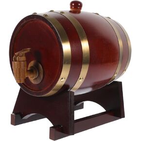أسطوانة تخزين النبيذ الخشبية من Cabilock للرجال، ديكور بار برميل التخمير الحرفي in Kuwait