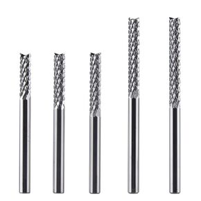 عالية السرعة الصلب HSS مستقيم نهاية مطحنة 5 قطعة/المجموعة PCB نهاية المطاحن D3.1-12 15 17 22 25 مللي متر الصلبة كربيد الذرة نهاية مطحنة طحن القاطع بت CNC أدوات طحن القطع in Kuwait