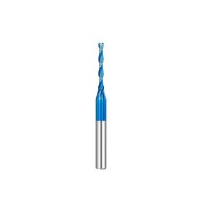 1pcs Standard Spiral Bit with Up Cut Solid Carbide 6.35mm Shank HRC55 End Mill for Wood Cut Carving in Saudi Arabia