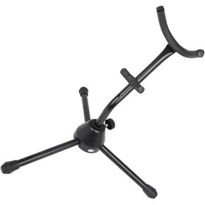 Beavorty Foldable Black Alto Saxophone Stand Metal Bracket Tripod Support Accessory Portable Telescopic Holder for Musical Instruments in Kuwait
