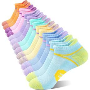 Heatuff Womens Ankle Socks Athletic Cushion Low cut Mositure Wicking Sports Running Socks for Women 7 Pairs with Tab in Saudi Arabia