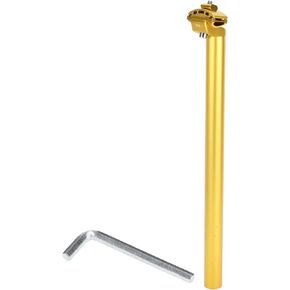 Motoforti مقعد دراجة عالمي المشاركات دراجة السرج آخر مقعد أنبوب 30.4x450 مللي متر اضافية طويلة قابل للتعديل زاوية سبائك الألومنيوم الذهب لهجة 1 مجموعة in Kuwait
