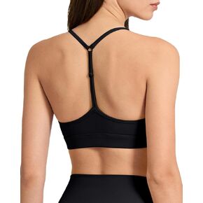 حمالة صدر رياضية SPVISE Y Back للنساء مبطنة بظهر راسر وحزام سباغيتي قابل للتعديل ورقبة على شكل حرف U حمالات صدر منخفضة التأثير لليوجا والصالة الرياضية in Kuwait