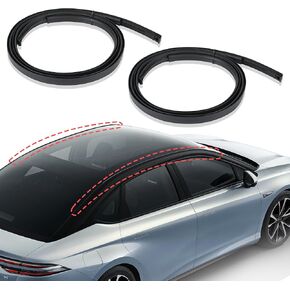 2PCS الجانب الأيسر والأيمن صب الجانب بالتنقيط سقف تقليم صب متوافق لتويوتا ياريس لسيارة سيدان 2007-2011، سقف بالتنقيط صب شرائط السير الوقائي، استبدال 7555152160 7555252140 in Kuwait