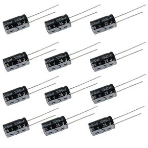 1390Pcs Basic Electronics Component Assortment Kit, Electrolytic Capacitor, Ceramic Capacitor, LED Diode, Common Diode, Resistor, (1390pcs Electronics Kit) in Saudi Arabia