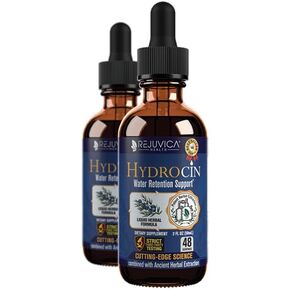 Rejuvica Health Hydrocin Liquid Diuretic Supplement – Water Retention Support with Dandelion, Uva Ursi, Juniper Berry, Celery Seed & Green Tea – Fast Absorption Alcohol-Free Drops in Saudi Arabia