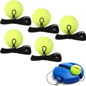 Tennis Buddy, Tennis Trainer Rebound Ball Set with Base and Balls, Beginners Portable Self Practice and Tennis Rebounder Trainer, Turn Any Space into a Tennis Court in Saudi Arabia