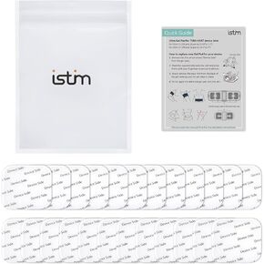 وسادات جل كهربائية من iStim S1 لوحدة TENS اللاسلكية iStim S1 - وسادات جل يابانية لتخفيف آلام الدورة الشهرية والظهر، متوافقة مع مدلك الحرارة iStim S1 لتشنجات الفترة، إجمالي 24 قطعة (6 عبوات) in Kuwait