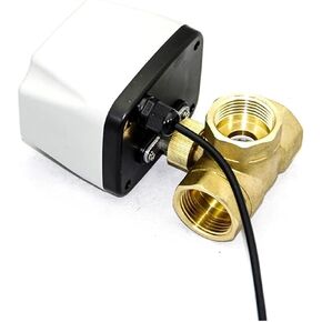 1/2 "3/4" 1 "2 بوصة صمام كروي ثلاثي الاتجاه صمام كروي نحاسي صمام كروي ثلاثة أسلاك تحكم في اتجاهين (1,12VDC) in Kuwait