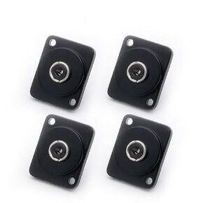 10 قطعة/الوحدة ستيريو 3.5 مللي متر أنثى جاك لوحة جبل الهيكل المعدني قذيفة 1/8 بوصة مقبس الصوت سلك موصل in Kuwait