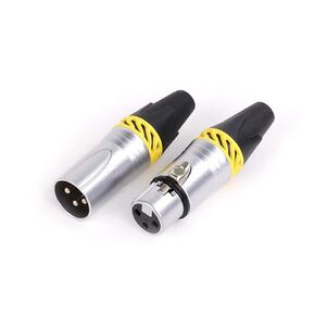 10 قطع موصل XLR 3 سنون XLR ميكروفون ميكروفون ذكر التوصيل ومحول مقبس أنثى 6 ألوان متاحة محطات كابل لحام (D1037F-أزرق) in Saudi Arabia