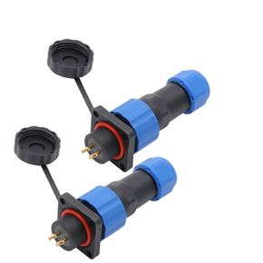 10 مجموعات/وحدة SD16 الطيران التوصيل المقبس ذكر + أنثى 2/3/4/5/6/7/9 دبابيس IP68 SP16 M16 16 مللي متر الطيران موصل (SD16-9P) in Kuwait