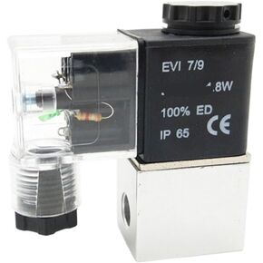 1PCS 2V025 1/8 1/4 2-Way 2-Position Normally Closed Valve Pneumatic Solenoid Valve air Compressor Solenoid Valve(06 G1-8 Type 1,DC24V) in Kuwait