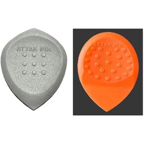 Acoustik Attak Beginner Guitar Picks Bundle – Stealth Flex 1.3mm & Fusion 0.5mm | Guitar Picks for Beginners, No-Slip Grip | Gift for Guitar Players | 18 Pack in Saudi Arabia