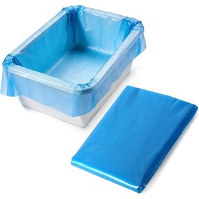 25 بطانات لحم من البوليستر الأزرق، 2.5 مل 21 × 22 بوصة من بطانات حوض اللحوم من الدرجة الغذائية لمعالجة اللحوم وخلطها ونقلها، مما يجعل التنظيف فعالاً (لا تتضمن عروة اللحوم) in Kuwait