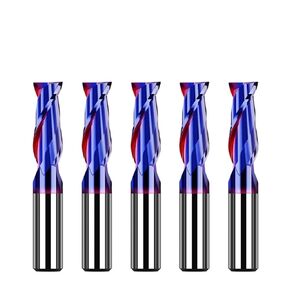 HRC65 2 Flutes Carbide End Mills Metal Router Bits Tungsten Steel Milling Cutter CNC Lathe Tool Coated Flat Mill(D10xD10x100L) in Kuwait