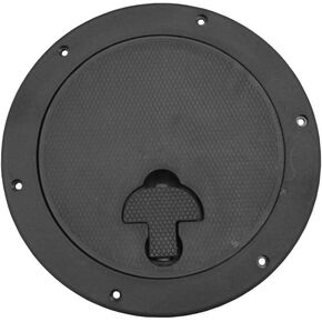 Bomar Deck Plate with T-Handle, Black, 6" in Kuwait