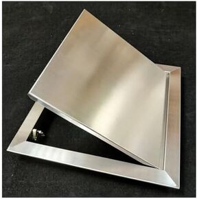 Hidden Stainless Steel Plumbing Access Door 4-36 in, F Mount Open/Close Mechanism, Ceiling Panel for Drywall, Service Shaft Access Hatch (66x66cm/26x26) in Kuwait