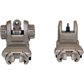 Sniper Polymer Front and Rear Sight Combo Set, Desert Camo Flip Up Back Up Iron Sights in Kuwait