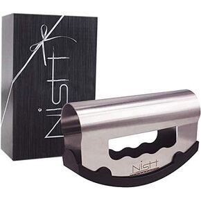 قطاعة سلطة نيش، قطاعة ميزالونا مع غطاء واقٍ، سكاكين فرم، سكين الخضروات، مفرمة ميزالونا، شفرة مزدوجة من الفولاذ المقاوم للصدأ للمطبخ المنزلي والمطعم in Kuwait