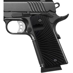 Cool Hand 1911 Full Size G10 Grips for Kimber, Colt, Rock Island, Springfield, Taurus Pistol, Grips Screws Included, Mag Release, Ambi Safety Cut, Sunburst Texture in Saudi Arabia