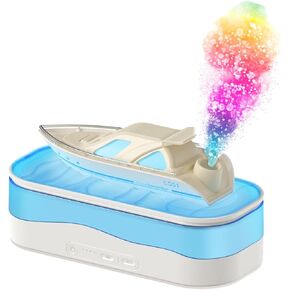Colorful Ship Essential Oil Diffuser, Ship Shape Diffusers Mist Humidifier, Aroma Diffuser with Jellyfish Shaped Spray Timing Auto-Off 150ml in Kuwait