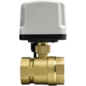 1PCS 220AC 1/2" 3/4" 1" 2" Waterproof Ball Valve 220V 12V 24V Brass Ball Valve Three-Wire or Two-Wire Brass Ball Valve(2",220AC_CR04) in Kuwait