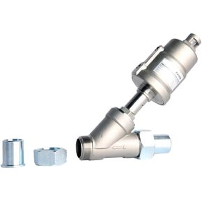 1PCS JDF200S015NCSV Stainless Steel Valve External Thread Welding Connection Angle seat Valve Sleeve Joint Type(SS304 020NCSV SS) in Kuwait